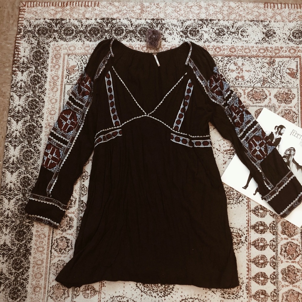 Free People embroidered Tunic